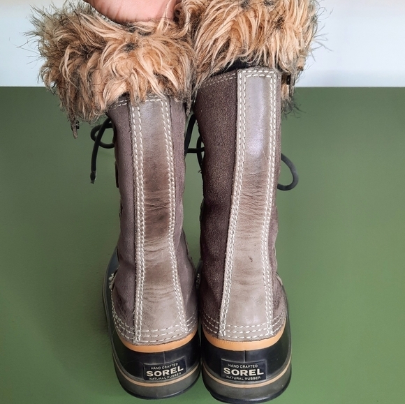 Sorel Joan of Arctic Waterproof Suede Leather Winter Boots 7 - Picture 4 of 8